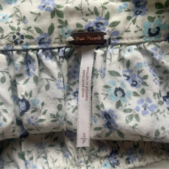 New! Free People Petunia Floral Mini Dress Tea Combo nwt 33111 - Picture 6 of 10